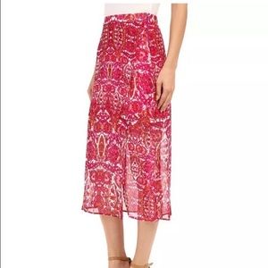 Show Me Your Mumu Flirt Skirt in Pomegranate Punch